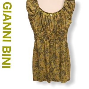 NWT GIANNI BINI ARIANNA DRESS BOHO 8 S floral